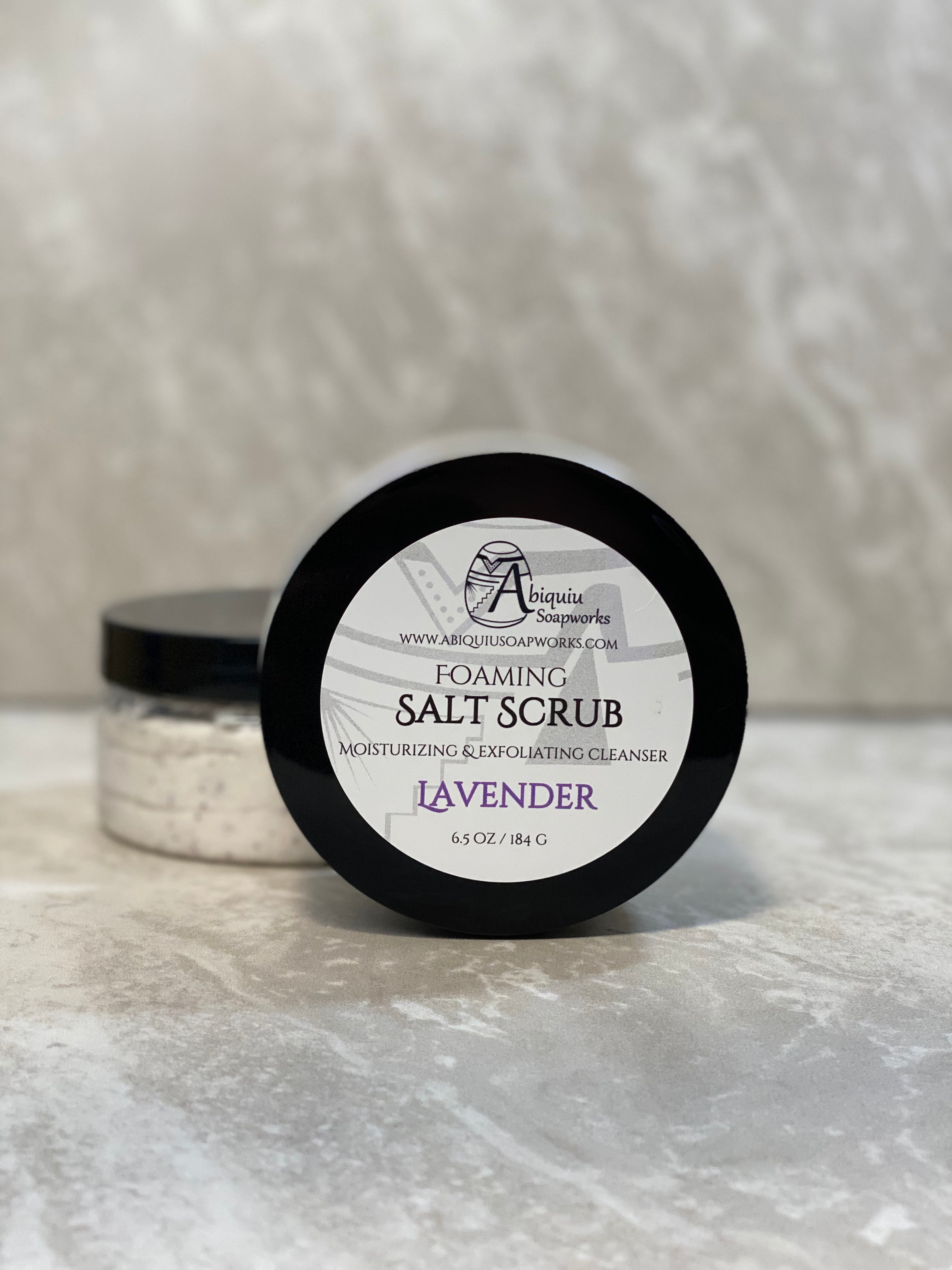 Lavender Foaming Salt Scrub
